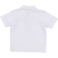 Timberland Boys White Small Logo S/s Polo Shirt 19585 by Timberland Clothing from Hurleys