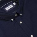 Mens Navy Jacquard Dot Slim Fit L/s Shirt 23253 by Lacoste from Hurleys