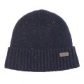 Mens Navy Carlton Beanie & Scarf Set 97479 by Barbour from Hurleys