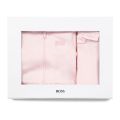 Baby Pale Pink 3 Piece Tracksuit Set 93018 by BOSS from Hurleys