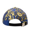 Mens Blue/Gold Regalia Baroque Cap 92096 by Versace Jeans Couture from Hurleys