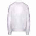 Womens Bright White Institutional Crew Sweat Top 34633 by Calvin Klein from Hurleys