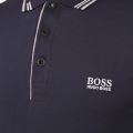 Athleisure Mens Navy Paulson Slim L/s Polo Shirt 19148 by BOSS from Hurleys