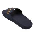 Boys Navy Triple Gold Slides (30-41) 87024 by BOSS from Hurleys
