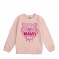Kenzo Girls Pale Pink Tiger Sweat Top 75591 by Kenzo from Hurleys