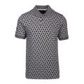 Mens Grey Rebals Jacquard S/s Polo Shirt 94171 by Ted Baker from Hurleys