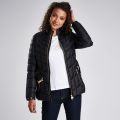 Womens Black Morzine Quilted Jacket 42412 by Barbour International from Hurleys