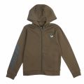 Boys Khaki Branded Eagle Hooded Tracksuit 48134 by Emporio Armani from Hurleys