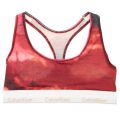 Womens Red Printed Bralette 13539 by Calvin Klein from Hurleys