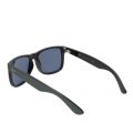 Mens Green Metallic On Black RB4165 Justin Sunglasses 52406 by Ray-Ban from Hurleys