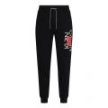 Mens Black Text Reversed Sweat Pants 87546 by Calvin Klein from Hurleys