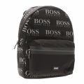 Athleisure Mens Black Iconic Logo Backpack 34353 by BOSS from Hurleys
