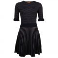 Casual Womens Black Illora Knitted Dress 19226 by BOSS from Hurleys