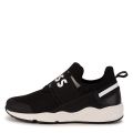 Kids Black Mesh Panel Front Trainers 111351 by BOSS from Hurleys