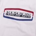 Mens Bright White Sogy Logo S/s T Shirt 55262 by Napapijri from Hurleys