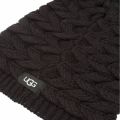 Womens Black Cable Hat with Pom 46350 by UGG from Hurleys