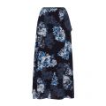 Womens Utility Blue Caterina Crepe Midi Skirt 47717 by French Connection from Hurleys