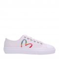 Womens Off White Kinsey Heart Canvas Trainers 105449 by PS Paul Smith from Hurleys