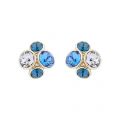 Womens Rose Gold/Multi Blue Lynda Cluster Studs 43564 by Ted Baker from Hurleys