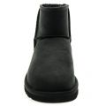 Womens Black Classic Mini Leather Boots