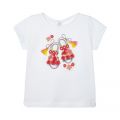Girls White Sandals S/s T Shirt 82339 by Mayoral from Hurleys