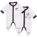 Baby White & Navy 2 Pack Rompers 11561 by Armani Junior from Hurleys
