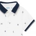 Inafnt White/Blue Polo Shirt & Shorts Set 82909 by Mayoral from Hurleys