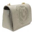 Womens Pewter Embossed Logo Cross Body Bag 8955 by Versace Jeans from Hurleys