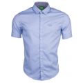 Mens Open Blue C-Busterino S/s Shirt 9574 by BOSS from Hurleys