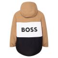 Kids Stone Panel L/s Coat 111331 by BOSS from Hurleys