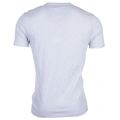 Mens Pale Blue Marl Denny Slim Fit S/s Tee Shirt 72221 by Farah from Hurleys