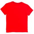 Boys Fire Red Nay S/s Tee Shirt