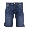 Mens Medium Blue New Anbass Denim Shorts 85480 by Replay from Hurleys