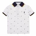 Infant Grey Printed Pique S/s Polo Shirt 58262 by Mayoral from Hurleys