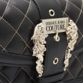 Womens Black Quilted Buckle Shoulder Bag 49131 by Versace Jeans Couture from Hurleys