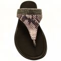Womens Mink Banda™ Micro-Crystal Snake 46984 by FitFlop from Hurleys