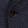 Mens Charcoal Biza Twill Wool Peacoat 61508 by Ted Baker from Hurleys