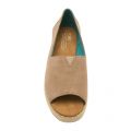 Womens Desert Taupe Suede Espadrilles 8671 by Toms from Hurleys