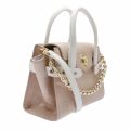 Womens Soft Pink Carmen Croc Extra Small Tote Bag 74999 by Michael Kors from Hurleys