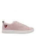 Womens Powder Pink Lee Heart Suede Trainers 89522 by PS Paul Smith from Hurleys