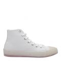 Womens White Recycled Hi Tops 82289 by Love Moschino from Hurleys