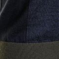 Mens Dark Blue Waywin Knitted L/s Polo Shirt