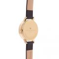 Womens Black & Gold Flower Show 3D Daisy Watch 72917 by Olivia Burton from Hurleys