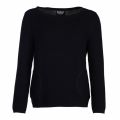 Womens Black Aragan Knitted Top 31458 by Barbour International from Hurleys