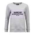 Womens Grey Island Crew Sweat Top 46623 by Barbour International from Hurleys