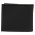 Mens Black Embossed Bifold Wallet 55613 by Emporio Armani from Hurleys