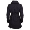 Womens Black Collar Puffer Coat