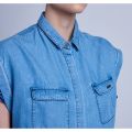Womens Light Chambray Blyton S/s Shirt 10185 by Barbour International from Hurleys