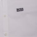 Athleisure Mens White Biadia_R Poplin Regular Fit S/s Shirt 36925 by BOSS from Hurleys