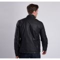 Mens Black Inlet Waxed Jacket 12293 by Barbour International from Hurleys